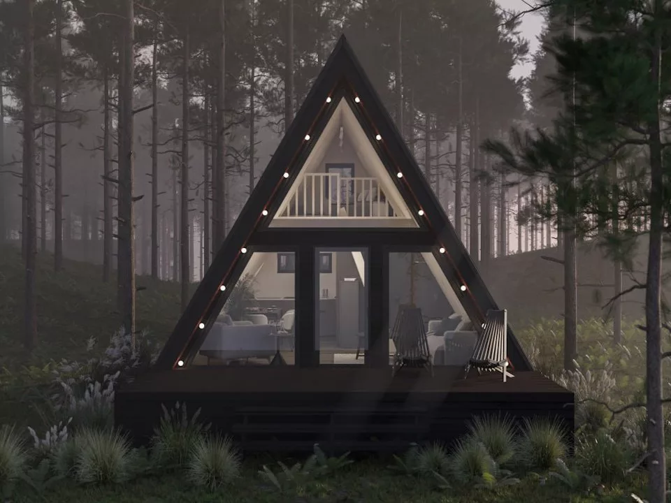 Дом А-Фрейм 6х6