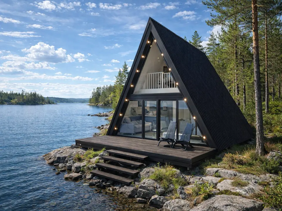 Дом А-Фрейм 6х8