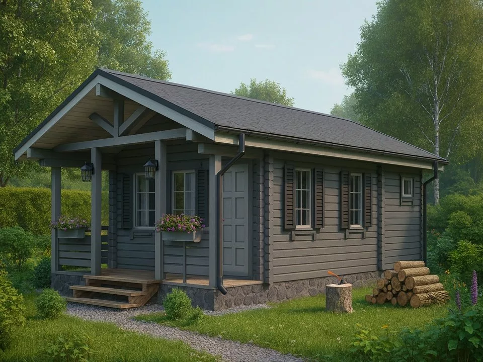 Баня из бруса "Чудное мгновенье"