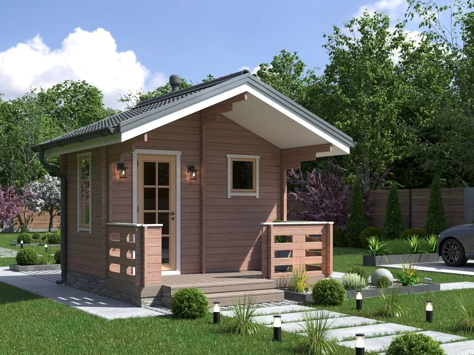 Баня из бруса "Ипполит"