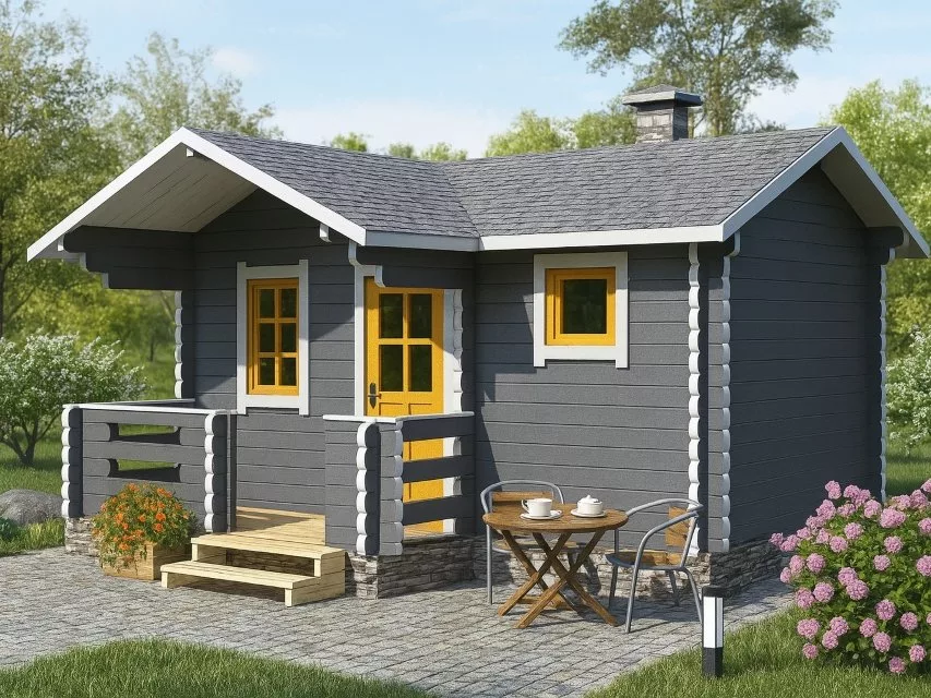 Баня из бруса "Пышка"