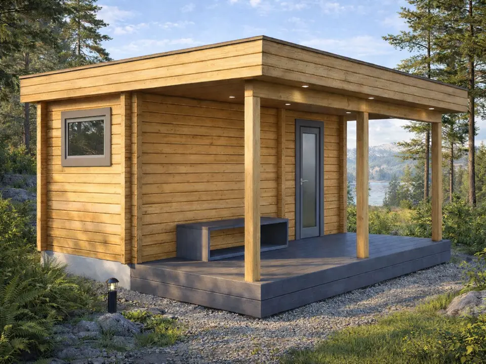 Баня из бруса "Путник"