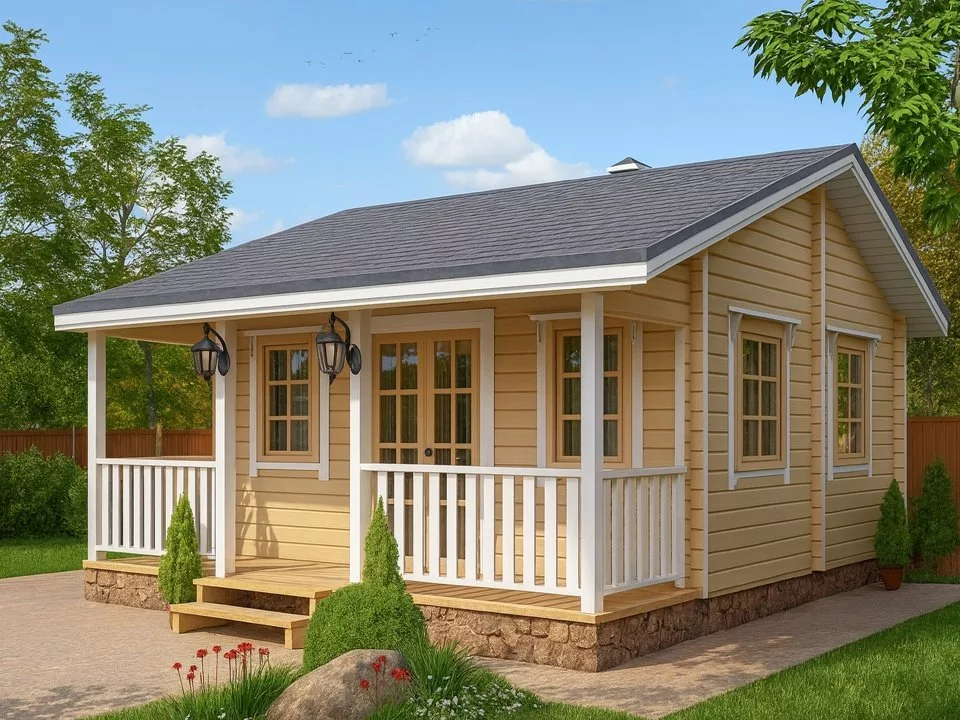 Баня из бруса "Сахара"