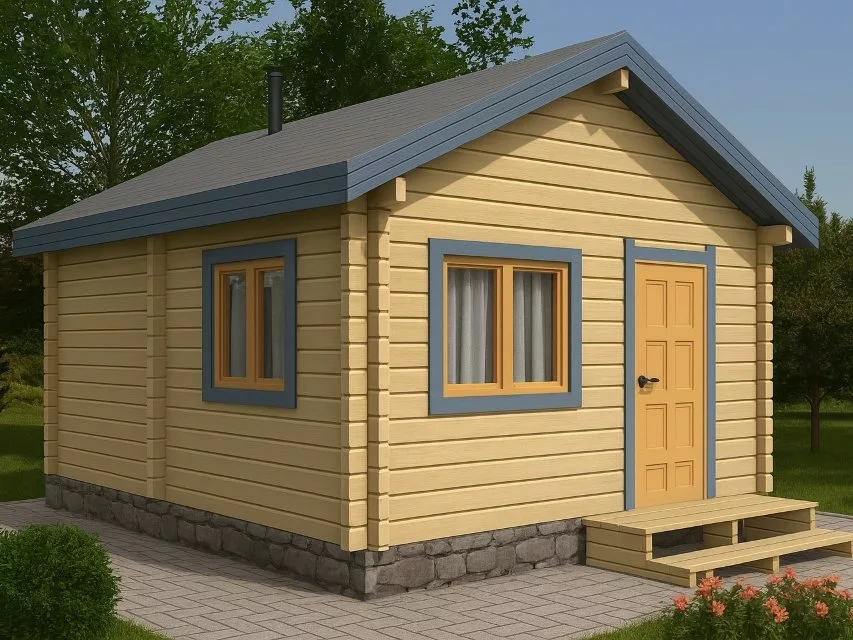 Баня из бруса "Жар-птица"