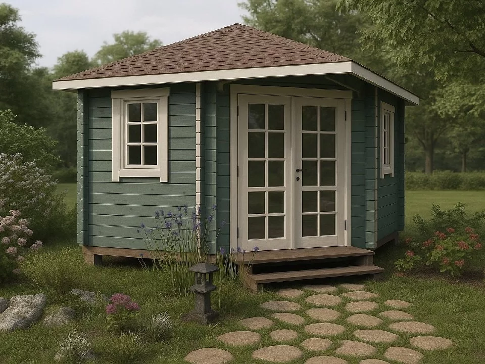 Беседка из бруса «Тет-а-тет»