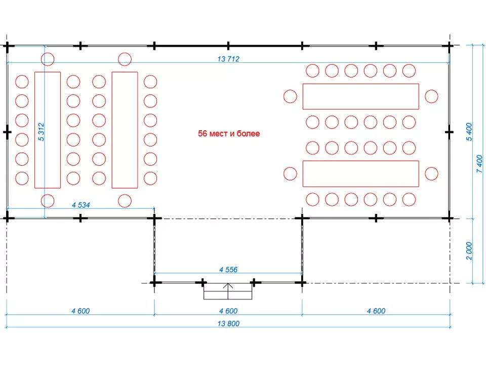 Планировка 1 этажа проекта Беседка «Турист 3»