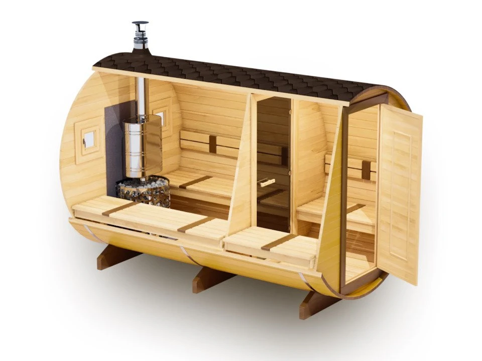 Баня бочка 3 метра