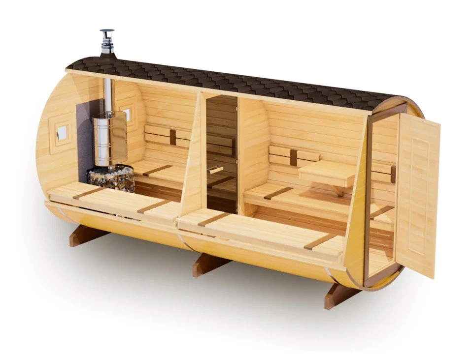 Баня бочка 4.5 метра