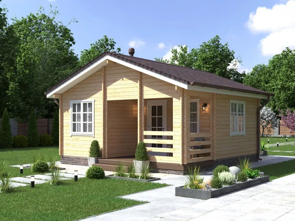 Дачный дом "Золотая середина"