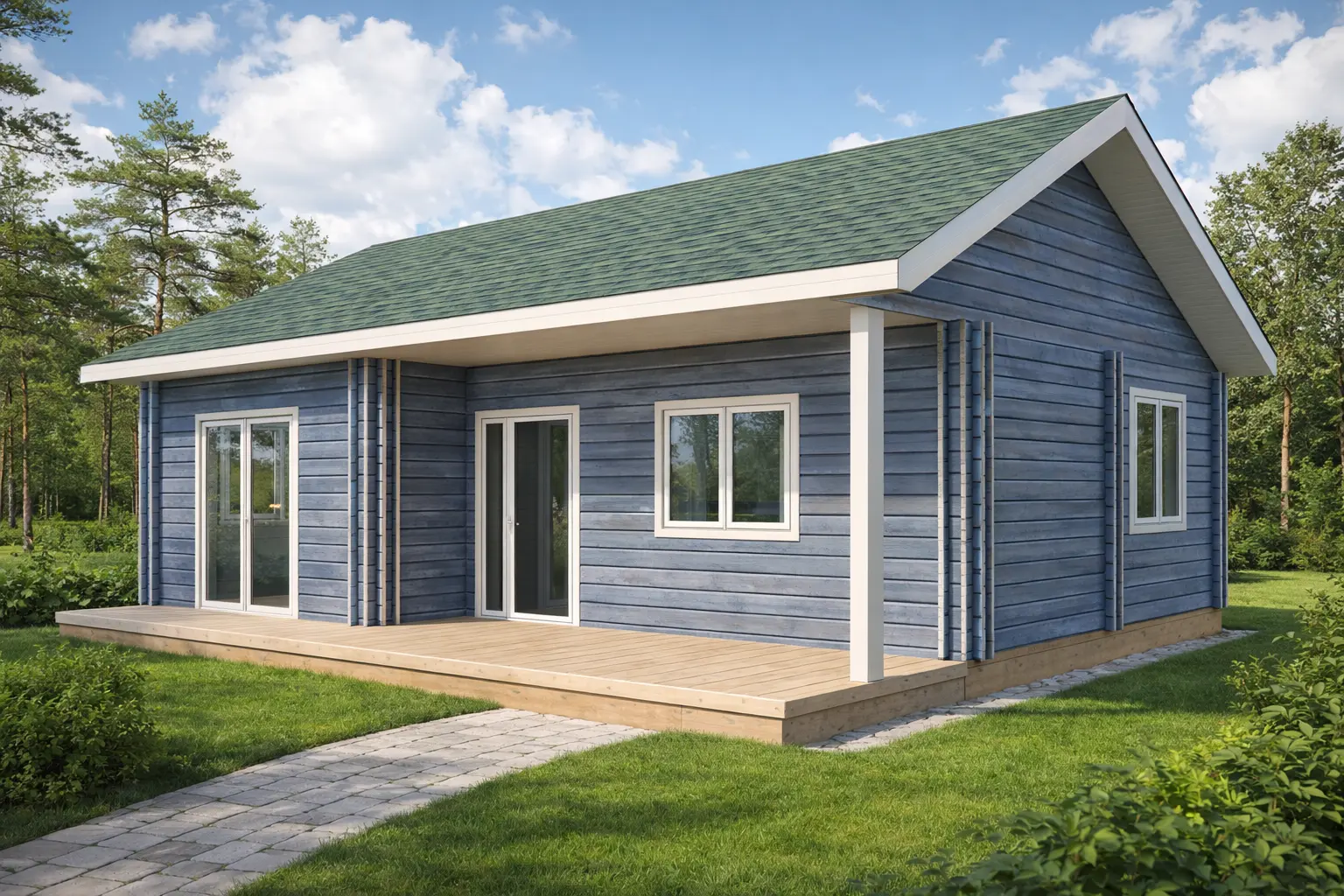 Дом из бруса "Контур"