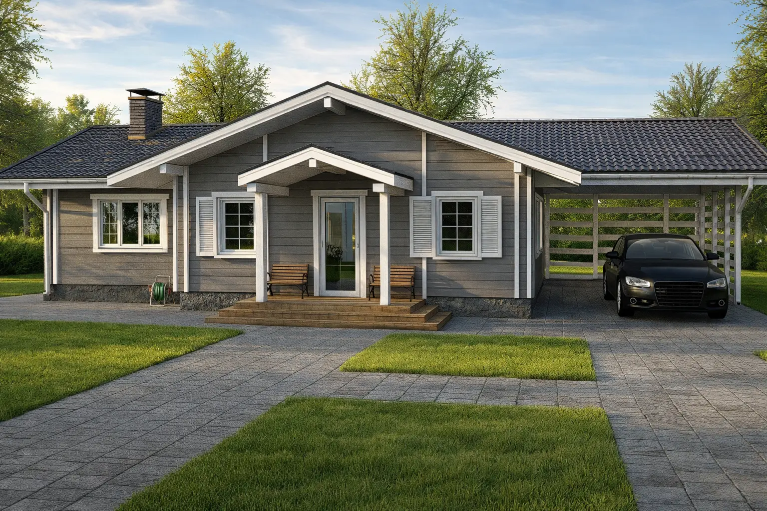 Дом из бруса "Langepas light"