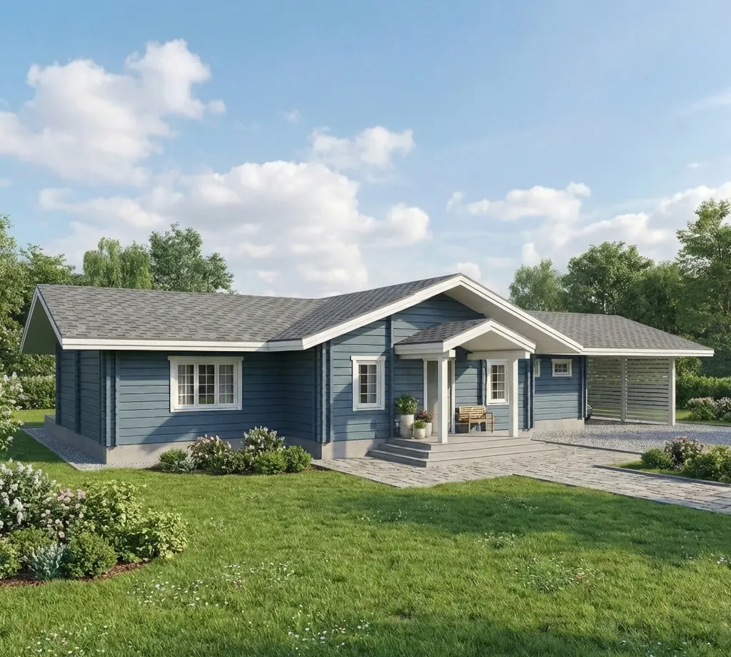 Дом из бруса "Langepas"