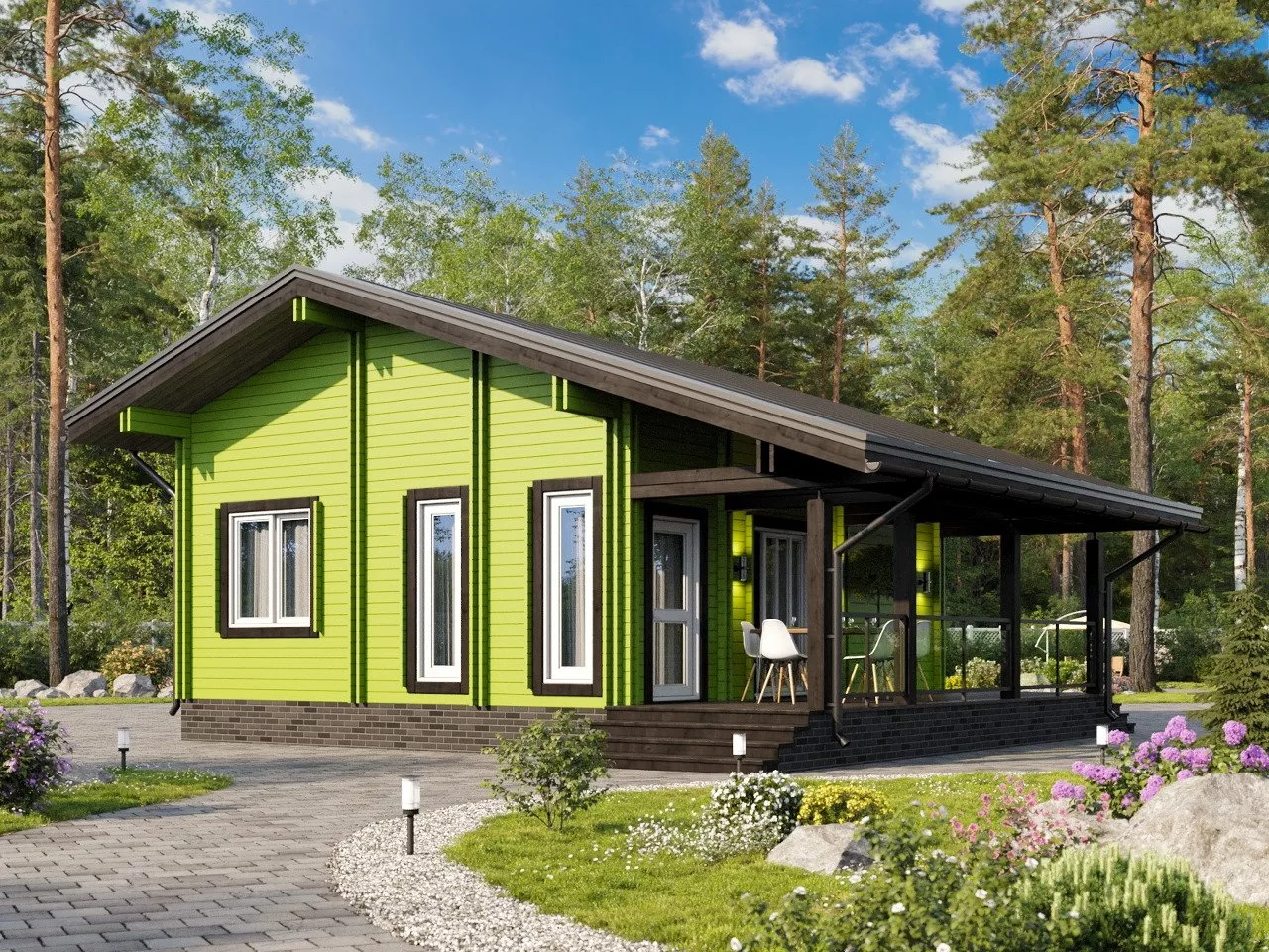 Дом из бруса "Феникс"