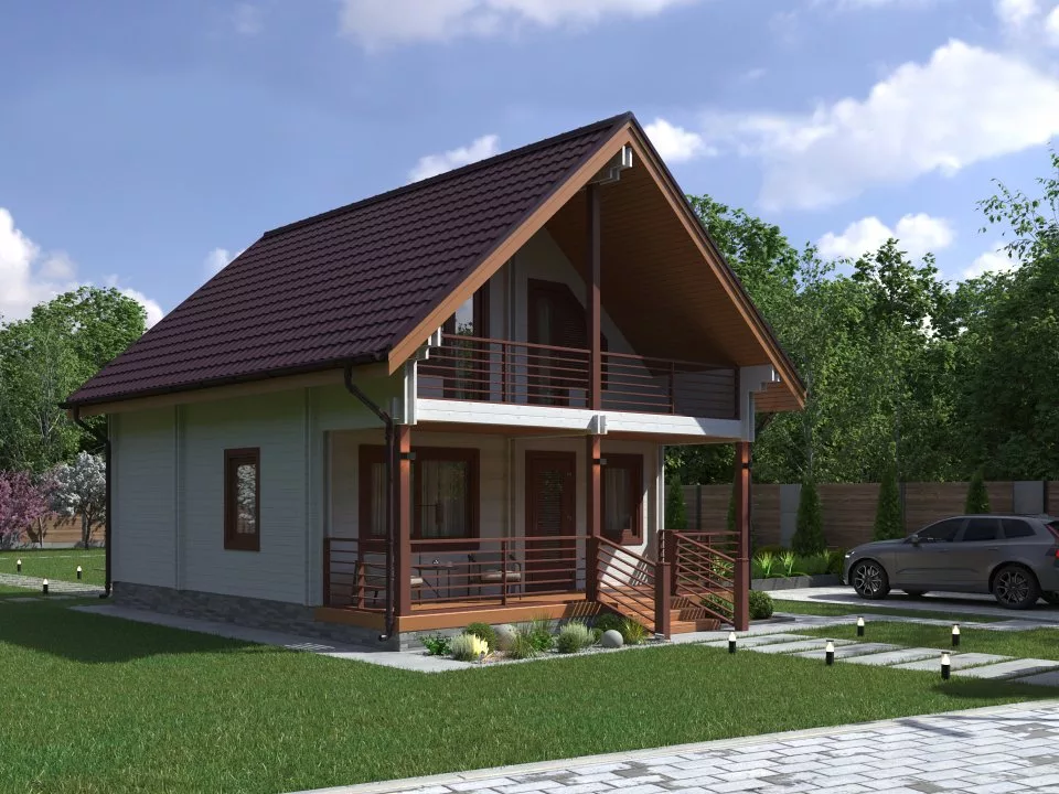 Дом из бруса «Успех»