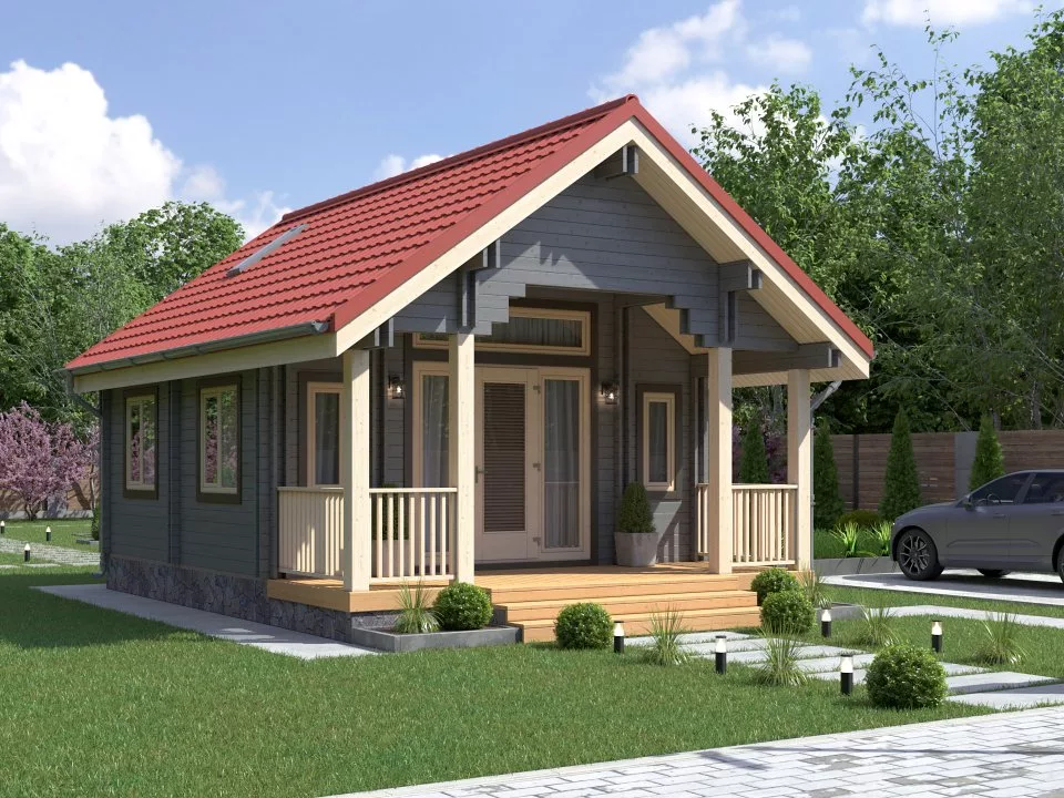 Дом из бруса «Уют»