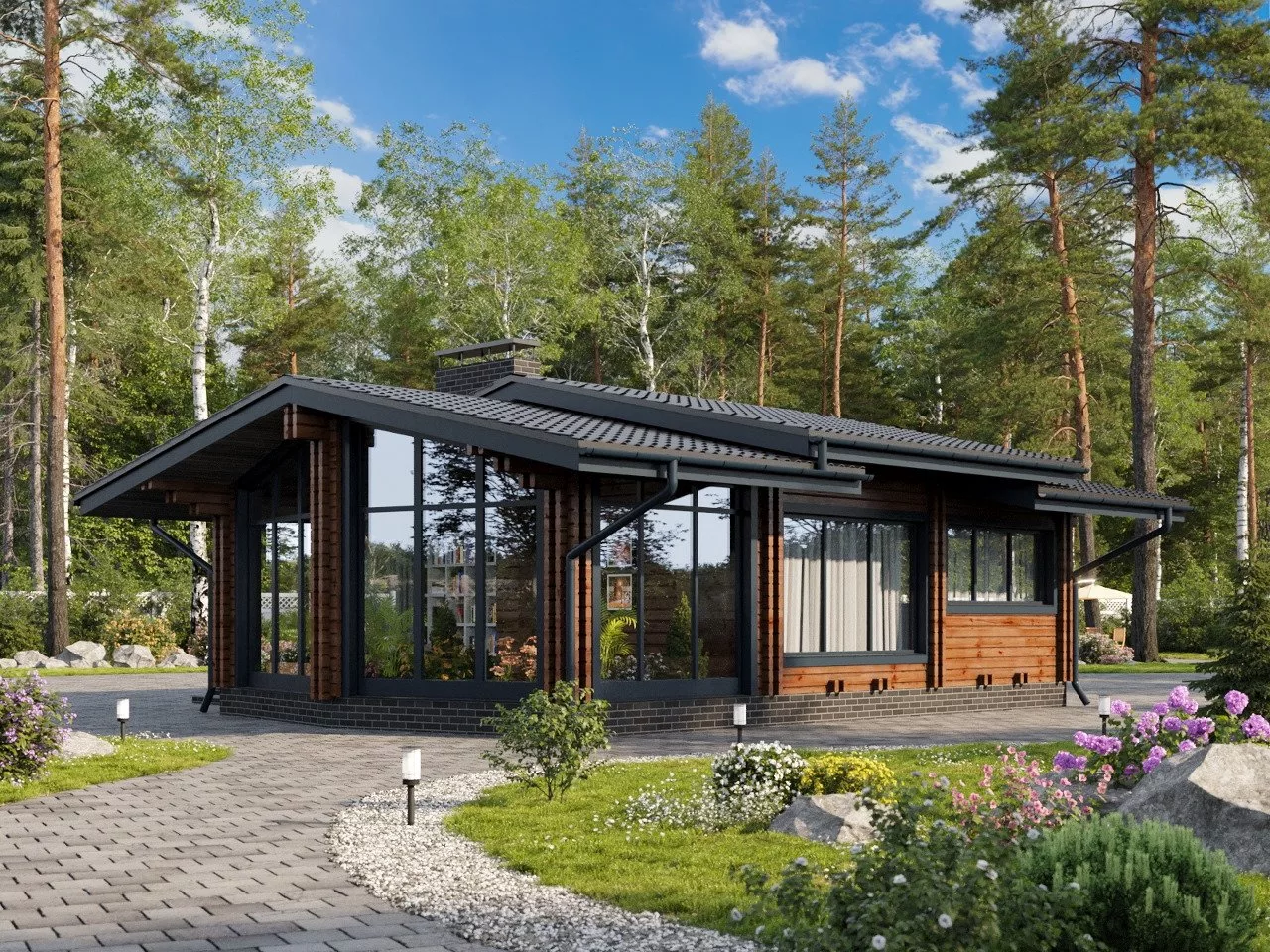 Дом из бруса "Ждановичи"