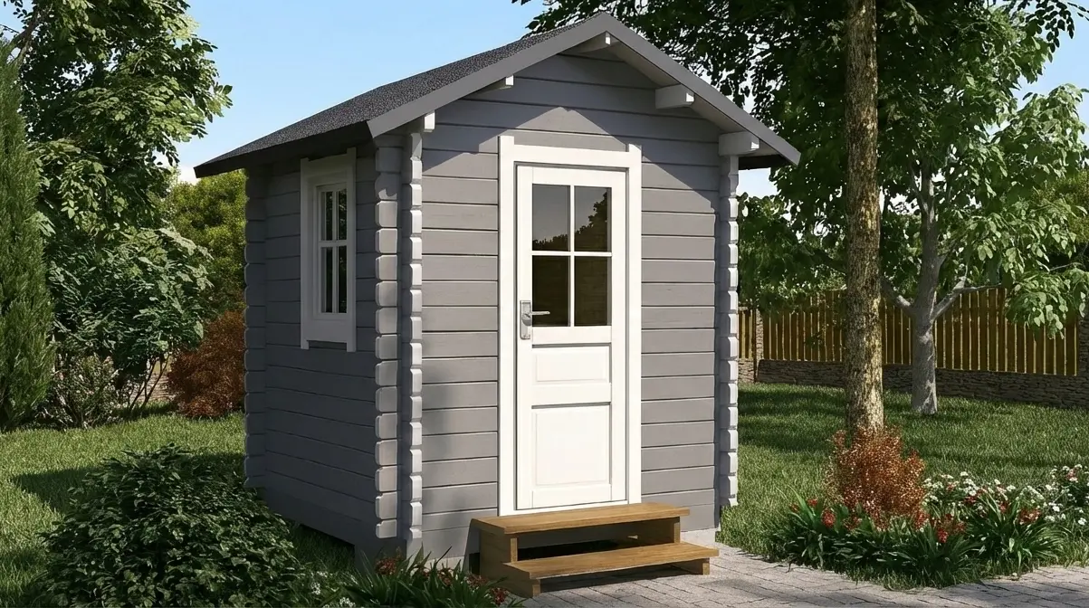 Хозблок из бруса «Хобби»