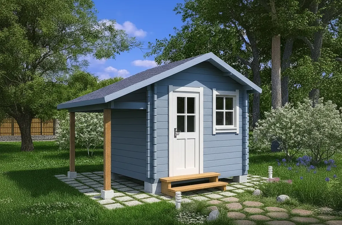 Мастерская из бруса «Шалаш»