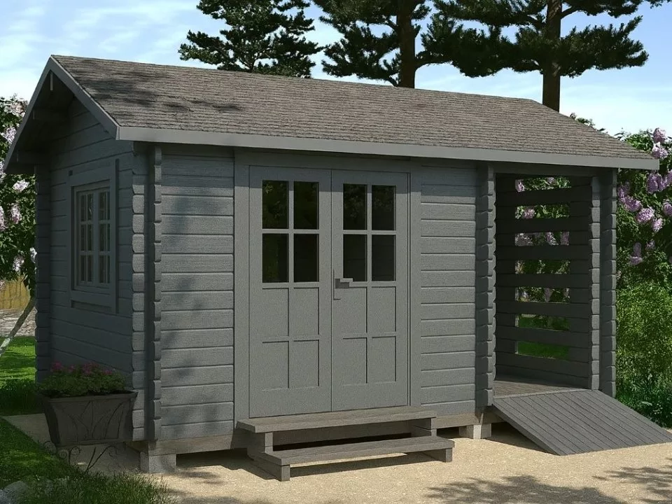 Хозблок из бруса «Уютный»