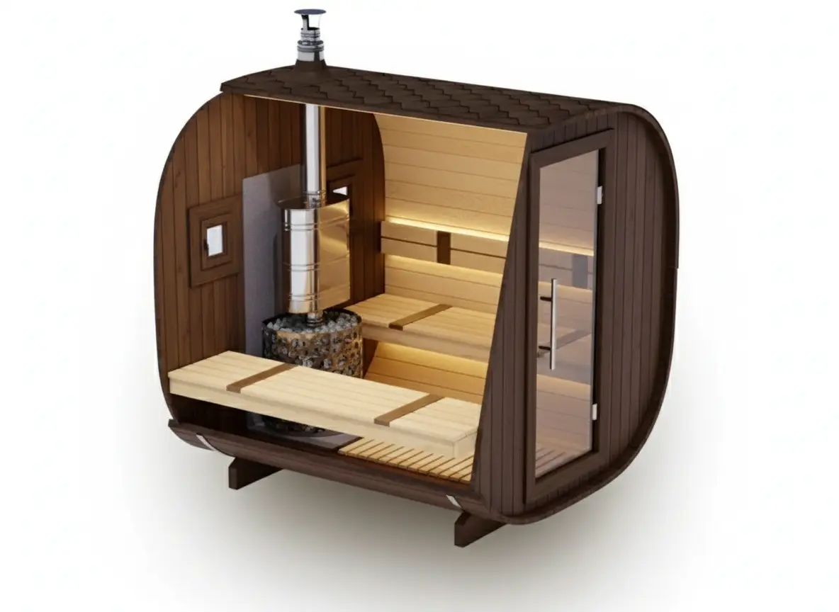 Баня квадро 3 метра (1 помещение)