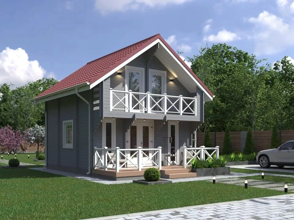 Дома из бруса WOODS