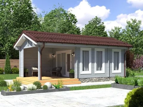Недорогие дома из бруса