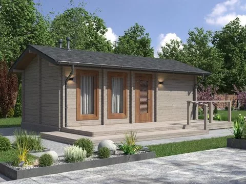 Проект дома из бруса Проект дома «Тройной Удел»