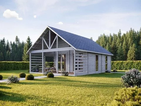 Проект дома из бруса Дом из бруса «Хозяйский»