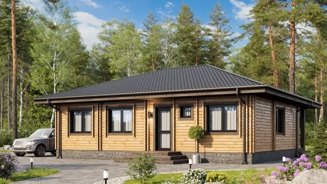 Проект дома из бруса Береза New