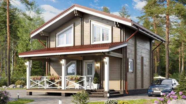 Проект дома из бруса Сидней