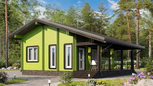 Проект дома из бруса Феникс