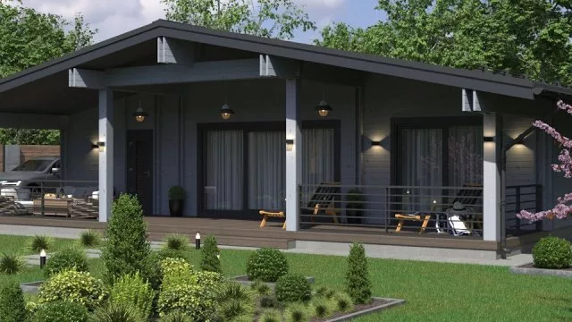 Проект дома из бруса Гаспадар