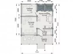 Дом из бруса «Успех»
