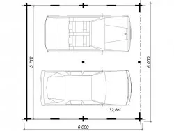 Навес на две машины «8 колёс»
