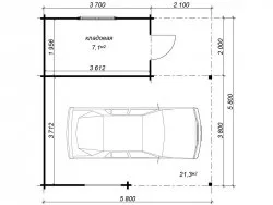 Навес с мастерской «Умелые руки»