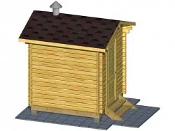 Мини-баня 2.5м