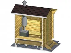 Мини-баня 2.5м