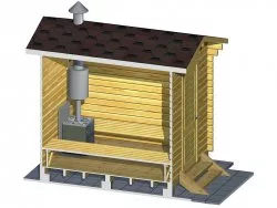 Мини-баня 3м