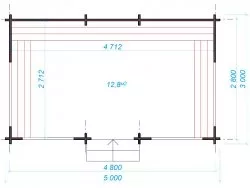 Беседка 5 х 3 «Виноградная»