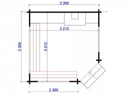 Беседка из бруса «БарбеХаус»