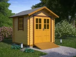 Деревянный сарай для дачи 2х2 «Хобби М»