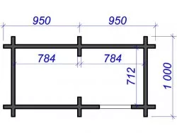 Будка для собак из бруса «Дай лапу»