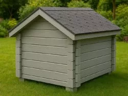 Будка для собак из бруса «БаркХаус»