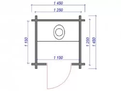 Готовый туалет «Гном»