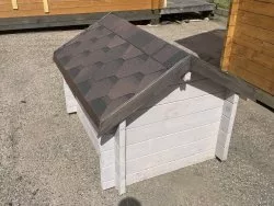 Готовая будка для собак из бруса «БаркХаус»