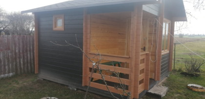 Строительство деревянной бани из бруса