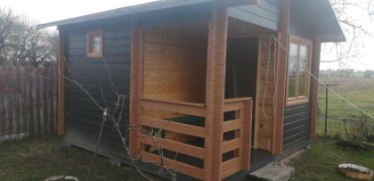 Строительство деревянной бани из бруса