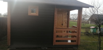 Строительство деревянной бани из бруса